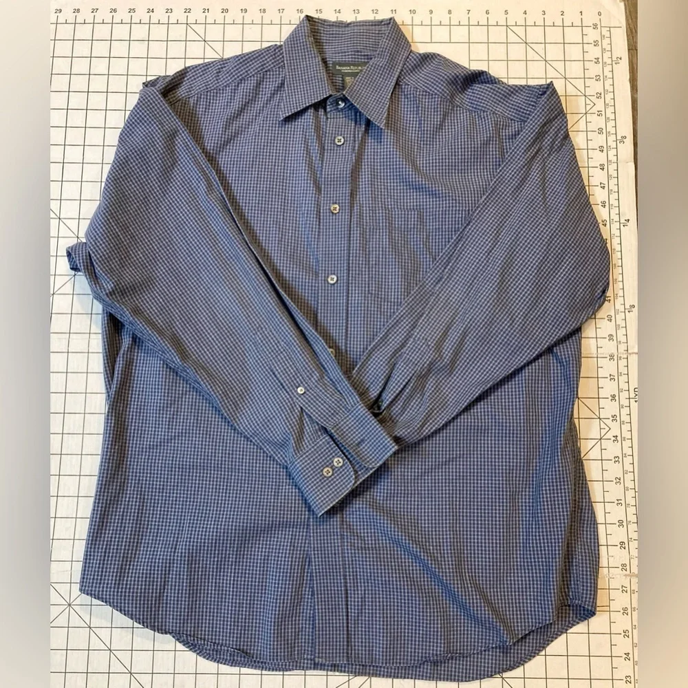 Banana Republic Men’s Size Large‎ Blue Haberdashery Button Down Shirt